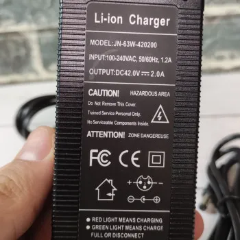 Зарядний пристрій 42В 2А для літій-іонного акумулятора 